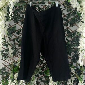 Alfred Dunner Men's Classic Black Khakis